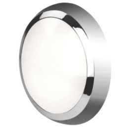 4lite KUDO LED Wall/Ceiling Light Bulkhead  Chrome 18W 1700lm