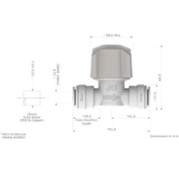 JG Speedfit 15STV/2 Stop Valve 15mm