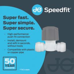JG Speedfit 15STV/2 Stop Valve 15mm