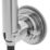 Swirl  Shower Head Holder Chrome 80mm