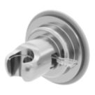 Swirl  Shower Head Holder Chrome 80mm