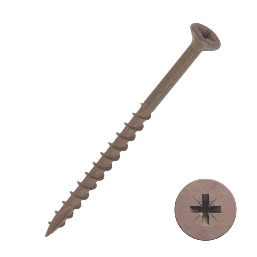 Timba PZ Double-Countersunk Decking Screws 4.5mm x 65mm 1000 Pack ...