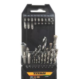 Titan  Multi-Material Drill & Screwdriver Bits 40 Piece Set