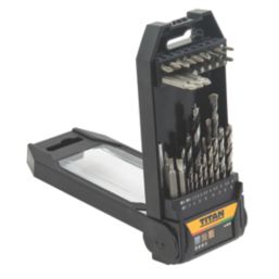 Titan  Multi-Material Drill & Screwdriver Bits 40 Piece Set