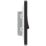 British General Evolve 10A 1-Gang 1-Way Press Switch Matt Black with Black Inserts