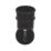 FloPlast  Round Downpipe Shoe Black 68mm