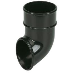 FloPlast  Round Downpipe Shoe Black 68mm