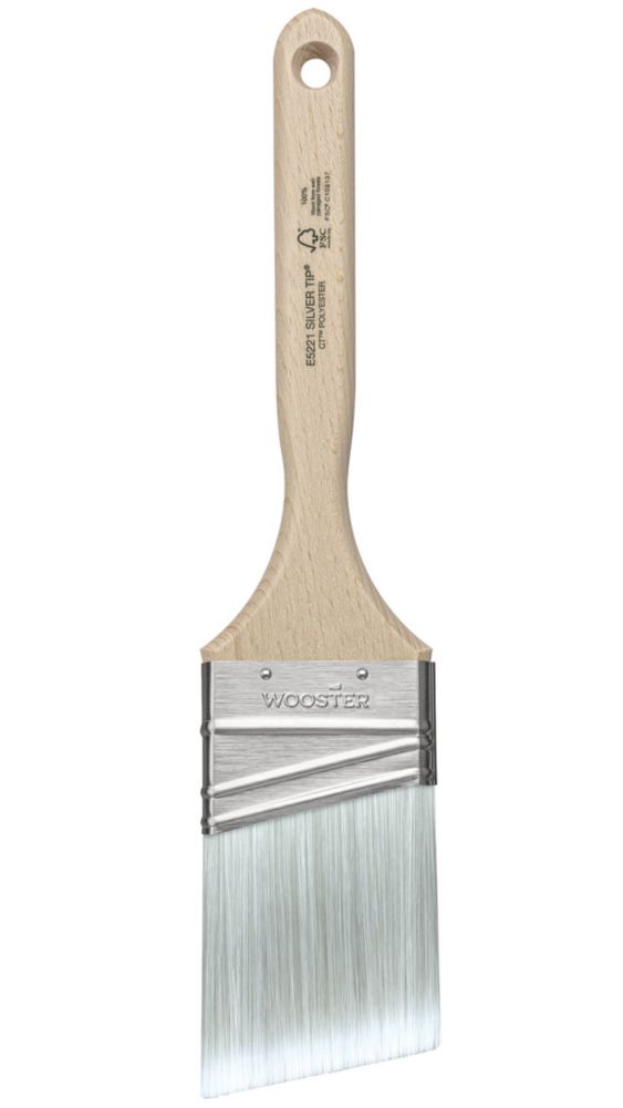 Wooster Silver Tip Angled Sash Paint Brush 2 1/2" Screwfix