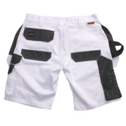 Scruffs Worker Plus Work Shorts White 38" W