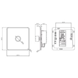 Knightsbridge  1-Gang 2-Way LED Intelligent Dimmer Switch  Polished Brass