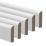 Essentials Primed MDF Round Architrave 2100mm x 69mm x 14.5mm 5 Pack