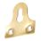 Essentials Slotted Mirror Plates Electro Brass 38mm x 38mm x 38mm 10 Pack