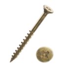 Goldscrew  PZ Double-Countersunk Thread Cutting Multipurpose Screws 4mm x 50mm 200 Pack