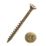 Goldscrew  PZ Double-Countersunk Thread Cutting Multipurpose Screws 4mm x 50mm 200 Pack