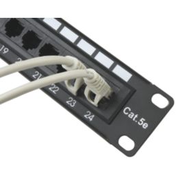 Ivory Unshielded RJ45 Cat 5e Ethernet Cable 0.5m