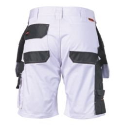Scruffs Worker Plus Work Shorts White 32" W