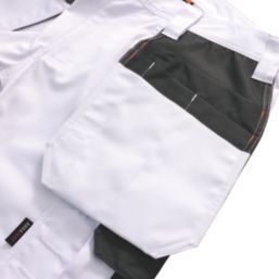 Scruffs Worker Plus Work Shorts White 32" W