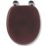 Croydex Davos  Toilet Seat Pine Mahogany