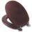 Croydex Davos  Toilet Seat Pine Mahogany