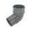 FloPlast  112.5° Round Offset Bend Anthracite Grey 68mm