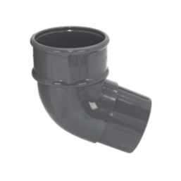 FloPlast  112.5° Round Offset Bend Anthracite Grey 68mm