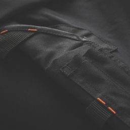 Scruffs Pro Flex Plus Work Trousers Black 38" W 30" L