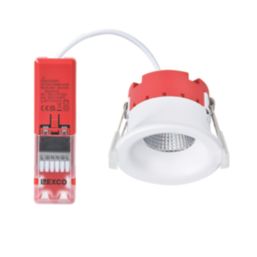 Lexco Chara Fixed  Fire Rated LED Downlight White 11W 500-800lm