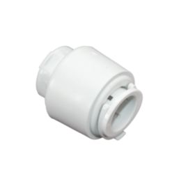 FloPlast FloFit+ Plastic Push-Fit Stop Ends 15mm 5 Pack