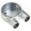 Deta 2 Way 20mm U Conduit Box Galvanised