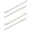 Essentials Non Fire Rated Easy Release Cable Ties Natural 20cm x 0.45cm 100 Pack