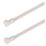 Essentials Non Fire Rated Easy Release Cable Ties Natural 20cm x 0.45cm 100 Pack