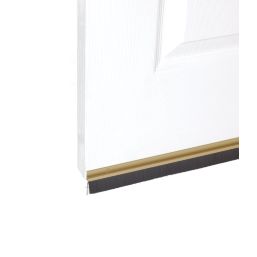 Stormguard Heavy Duty Brush Seal Gold Anodised 0.91m