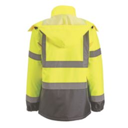 Scruffs  Hi-Vis Jacket Yellow / Navy 3X Large 56" Chest