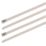 Essentials Stainless Steel Cable Ties Metallic 25cm x 0.46cm 100 Pack
