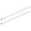 Essentials Stainless Steel Cable Ties Metallic 25cm x 0.46cm 100 Pack