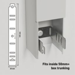 D-Line  Fire Rated Safe-D F-Clips 50mm 50 Pack