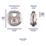 Squire DCL1 KA Stainless Steel Keyed Alike Water-Resistant  Disc Padlock 70mm