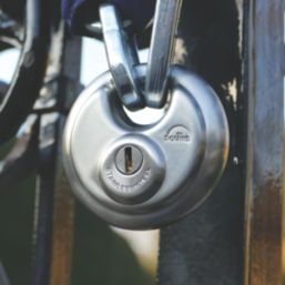Squire DCL1 KA Stainless Steel Keyed Alike Water-Resistant  Disc Padlock 70mm
