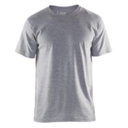 Blaklader  Short Sleeve T-Shirt Grey Melange Large 41" Chest