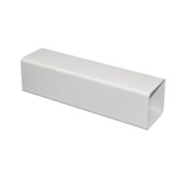FloPlast  Square Downpipes White 65mm x 2.5m 6 Pack