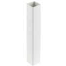 FloPlast  Square Downpipes White 65mm x 2.5m 6 Pack