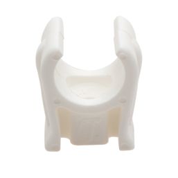 Talon  15mm Open Pipe Clips White 100 Pack
