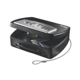 Master Lock P008EML  Electronic Combination Digital Portable Safe 2.17Ltr
