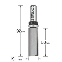 Trend 46/09X1/2TC 1/2" Straight Guided Profiler Cutter 19.1mm x 50mm