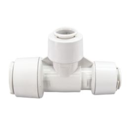 FloPlast FloFit+ Plastic Push-Fit Reducing Tee 28mm x 22mm x 22mm