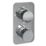 ETAL Pinto Concealed 3 Outlets Thermostatic Chrome Shower Valve With Diverter