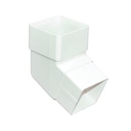FloPlast  112.5° Square Offset Bend White 65mm