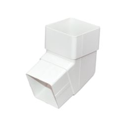 FloPlast  112.5° Square Offset Bend White 65mm