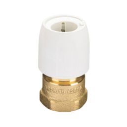 Hep2O  Plastic Push-Fit Adapting Female Coupler 15mm x 1/2"