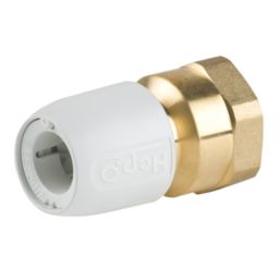 Hep2O  Plastic Push-Fit Adapting Female Coupler 15mm x 1/2"